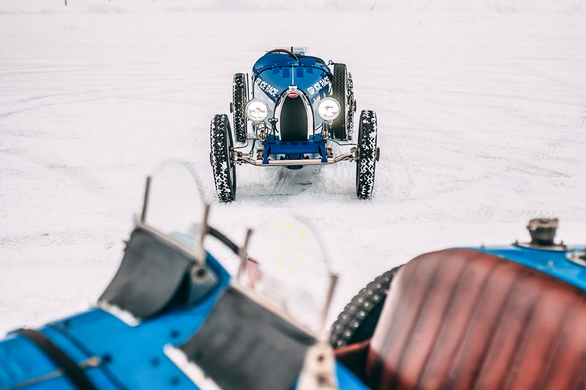 Bugatti Pays Homage To Its Racing History With The All-Electric Baby II At The GP Ice Race