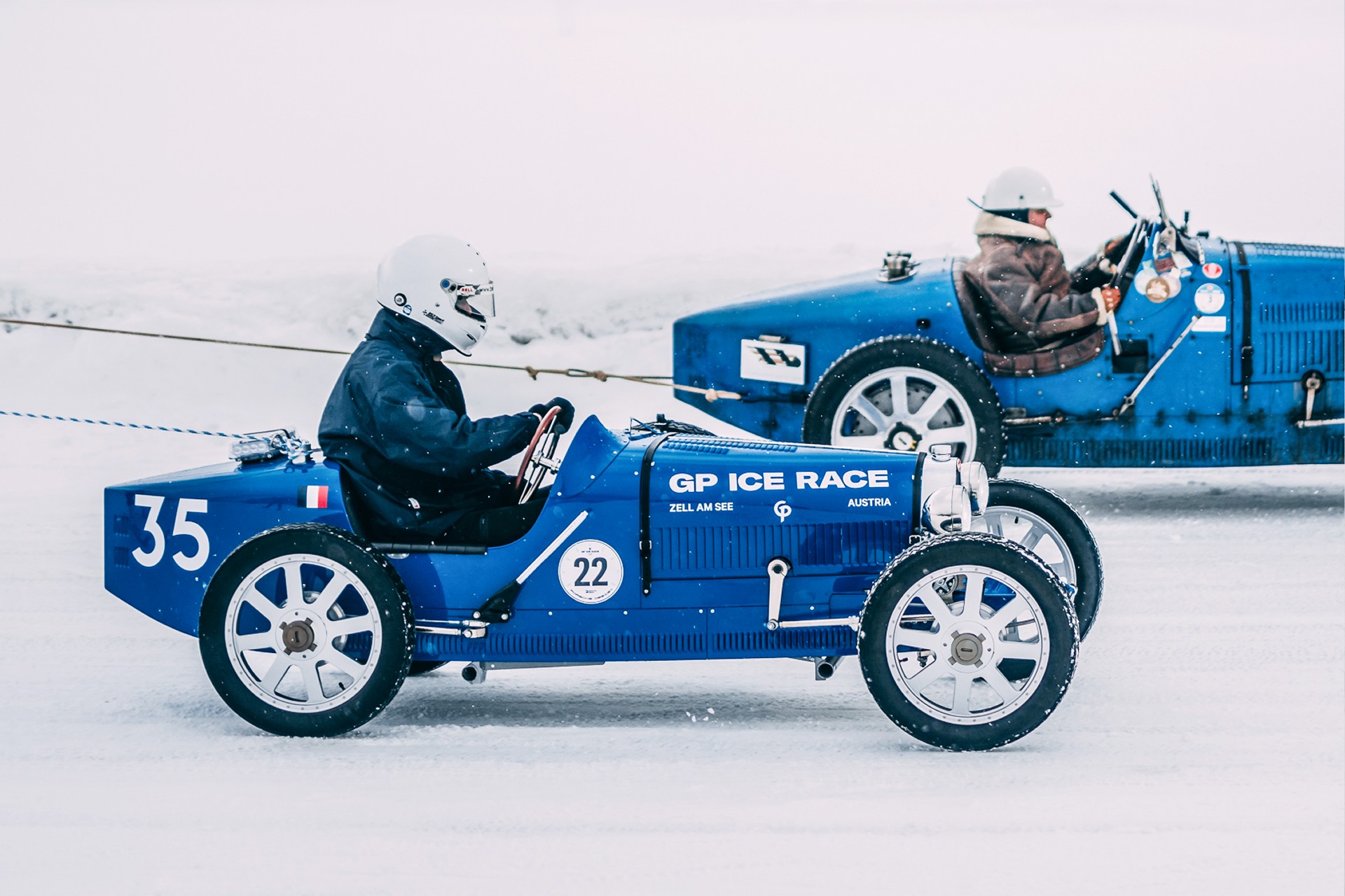 Bugatti Pays Homage To Its Racing History With The All-Electric Baby II At The GP Ice Race