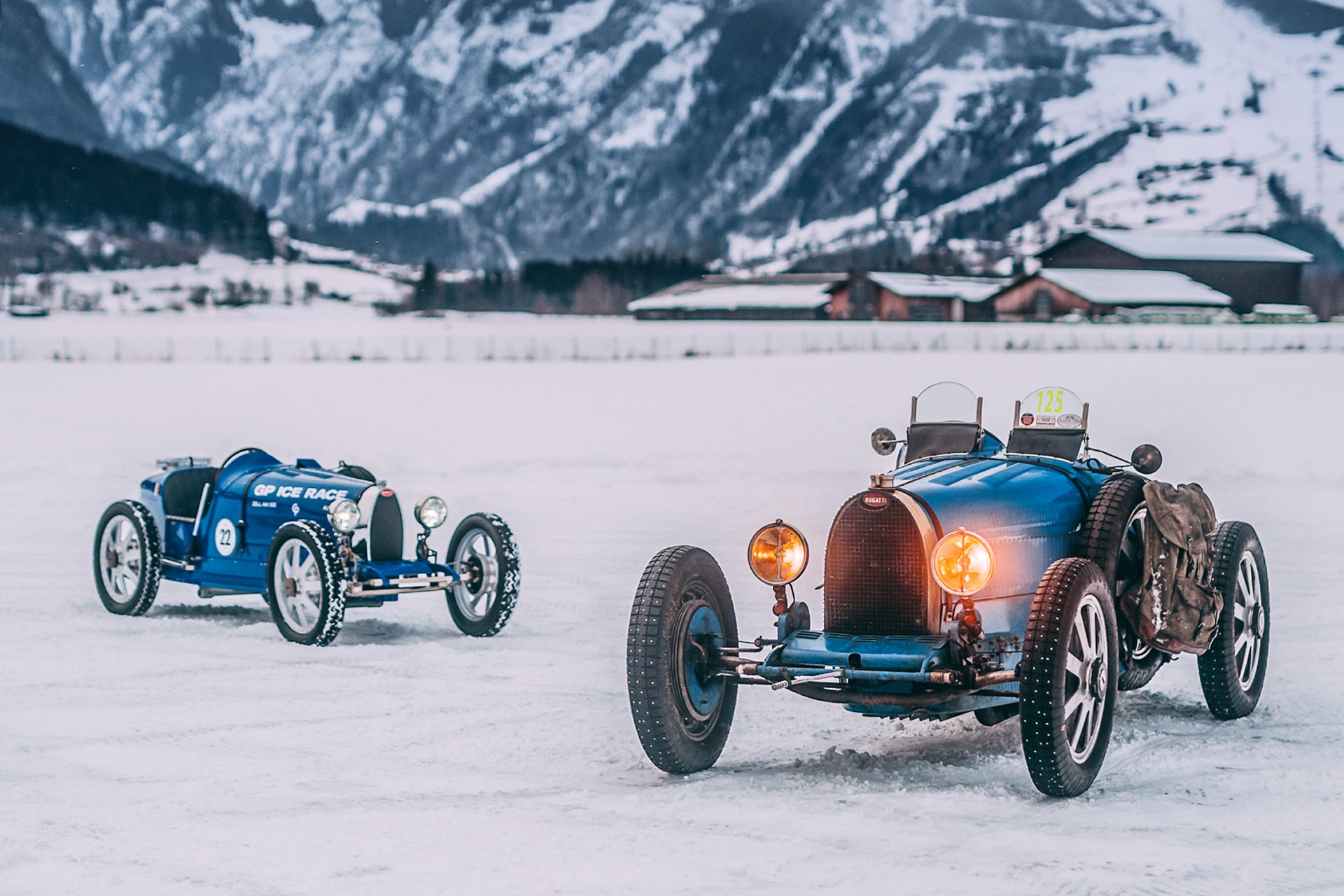 Bugatti Pays Homage To Its Racing History With The All-Electric Baby II At The GP Ice Race