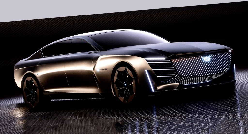  The Cadillac Lumin Is An Unofficial Design Study For A Flagship Electric Sedan