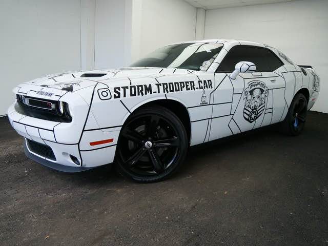 The Force Is Strong In This Stormtrooper-Inspired Dodge Challenger