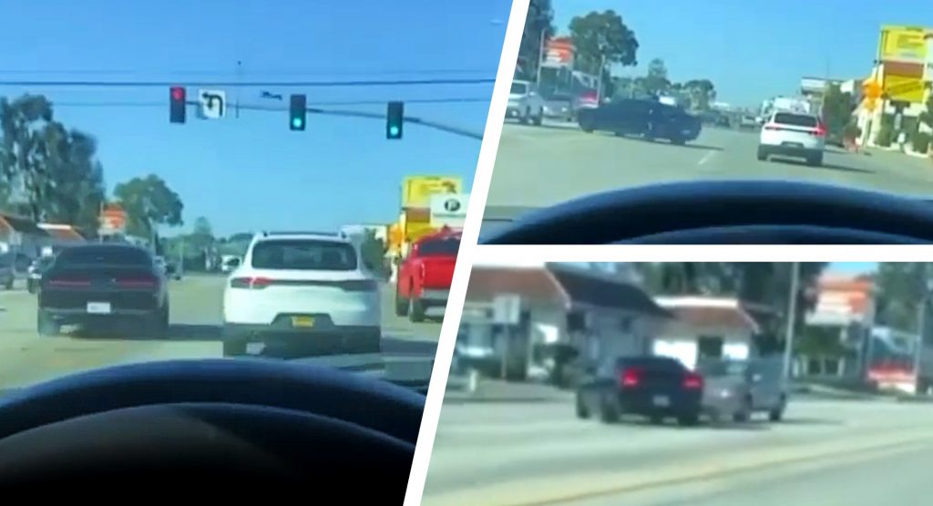  Challenged Dodge Driver Goes Street Racing, Ends Up In Nearby Parking Lot
