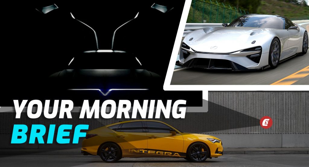  DeLorean EV Teaser, Lexus LFA’s Successor, And Acura Integra Reservation Date: Your Morning Brief