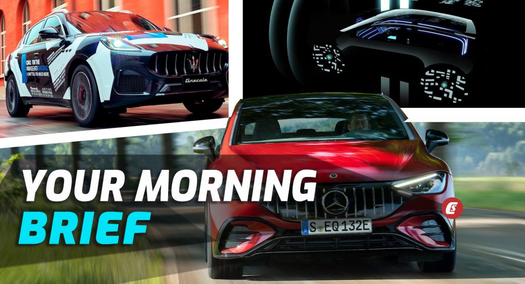 2023 Mercedes-AMG EQE 53, Maserati Grecale Launch Date, And Fisker’s Sub-$30k EV: Your Morning Brief