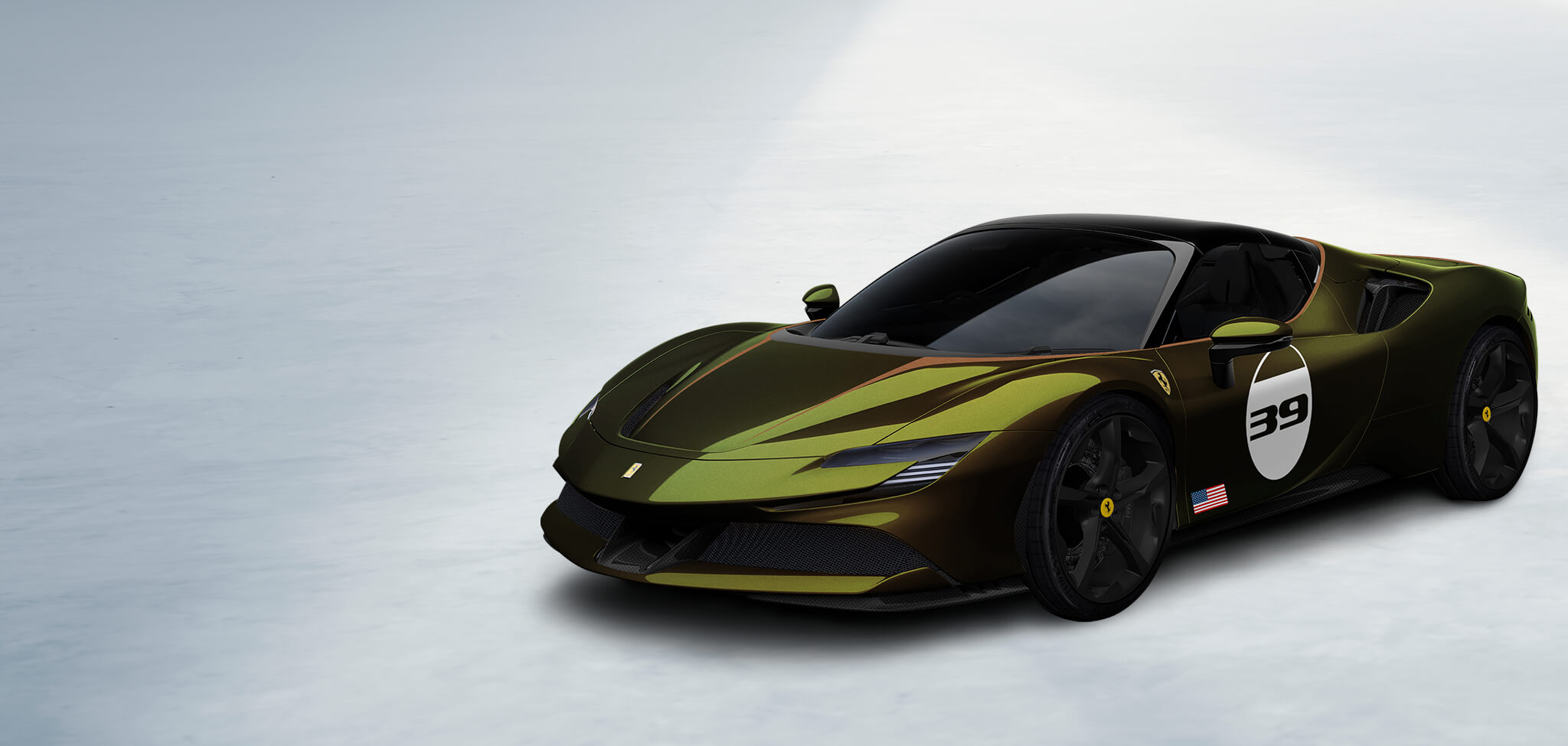 Ferrari’s Latest Cavalcade Special Is Verde Volterra Color For SF90, 296 GTB, And 812 Competizione