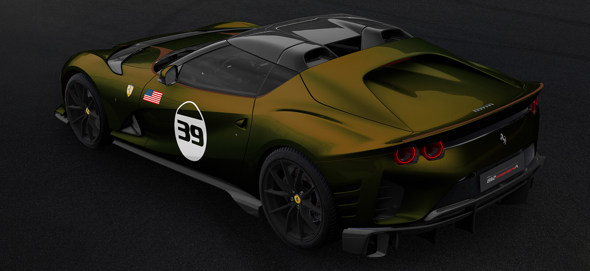 Ferrari’s Latest Cavalcade Special Is Verde Volterra Color For SF90, 296 GTB, And 812 Competizione