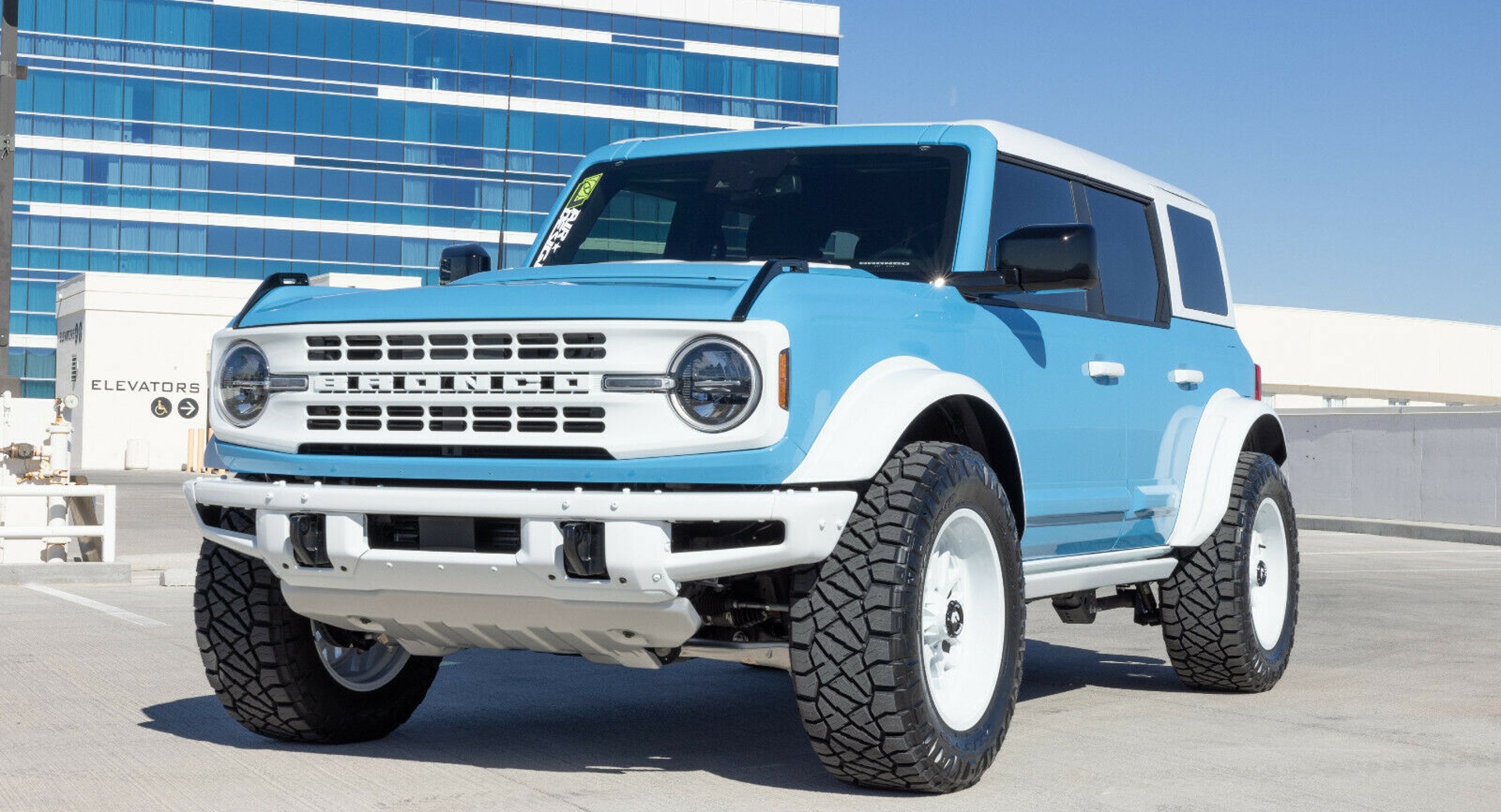 Retro-Styled Ford Bronco Built For SEMA Can Now Be Yours