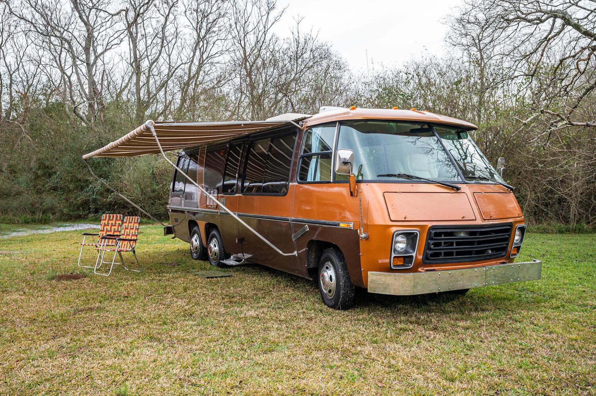 Take A Road Trip Back To 1973 With This Funky GMC MotorHome