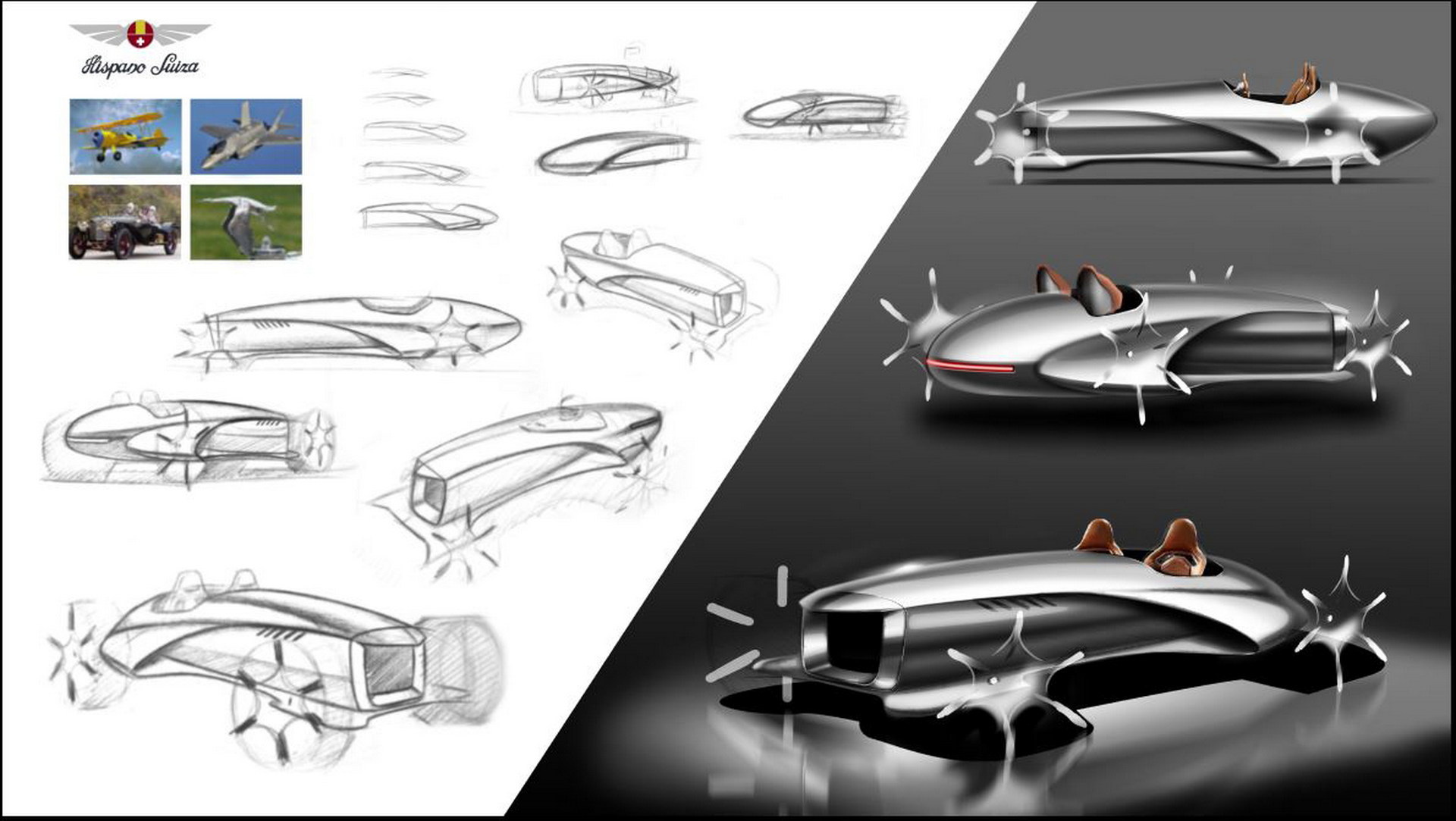Hispano Suiza Shows Off A Series Of Concepts Designed By IED Students