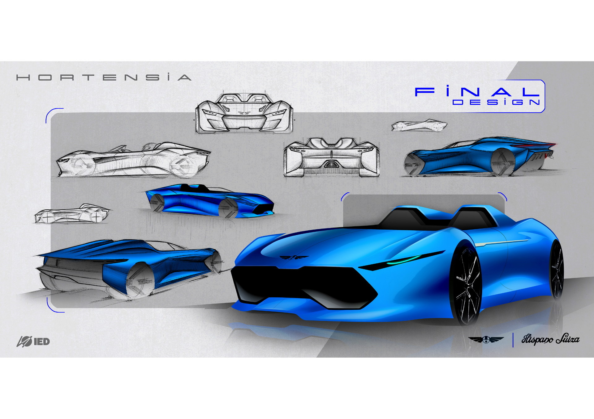 Hispano Suiza Shows Off A Series Of Concepts Designed By IED Students