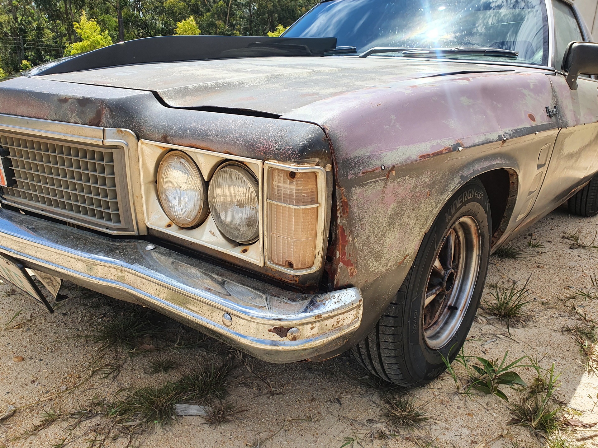 Two-Faced Holden Ute Might Be The Best Running Classic Car Restoration Ad Ever