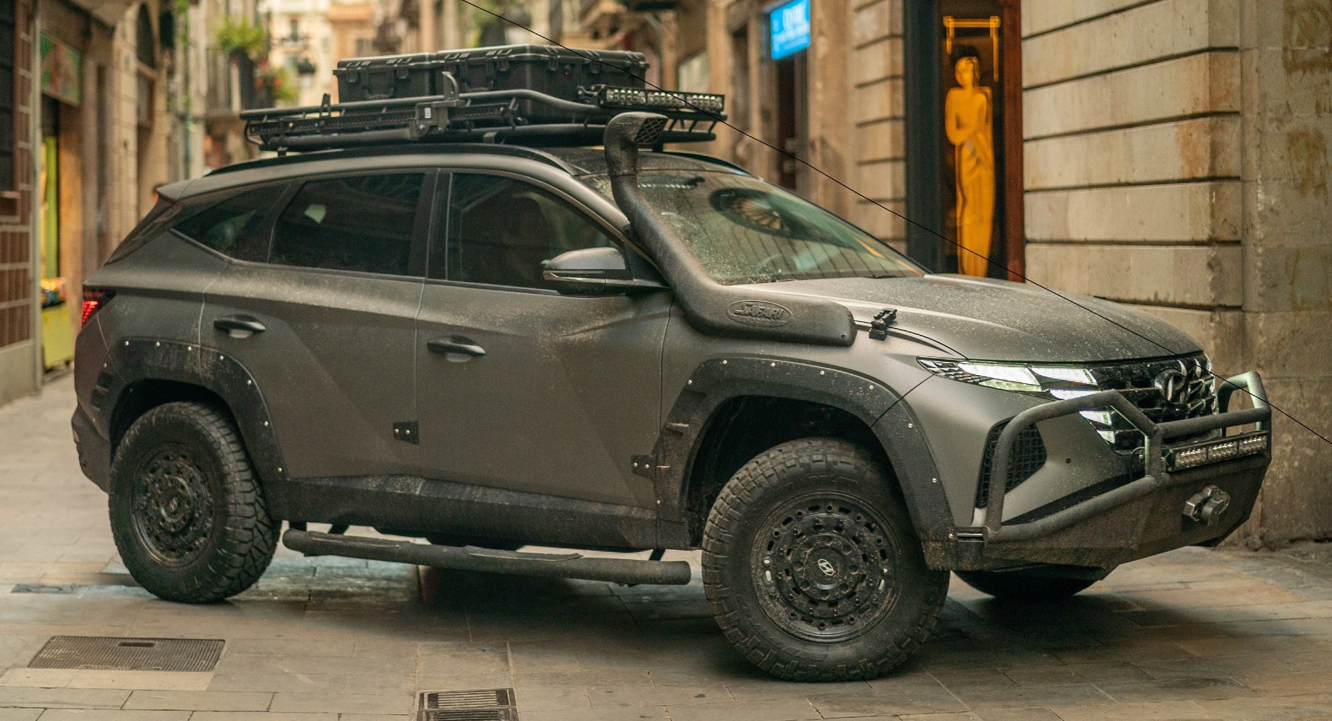 Meet Hyundai's Tucson 'Beast' That Was Made For The Uncharted Film