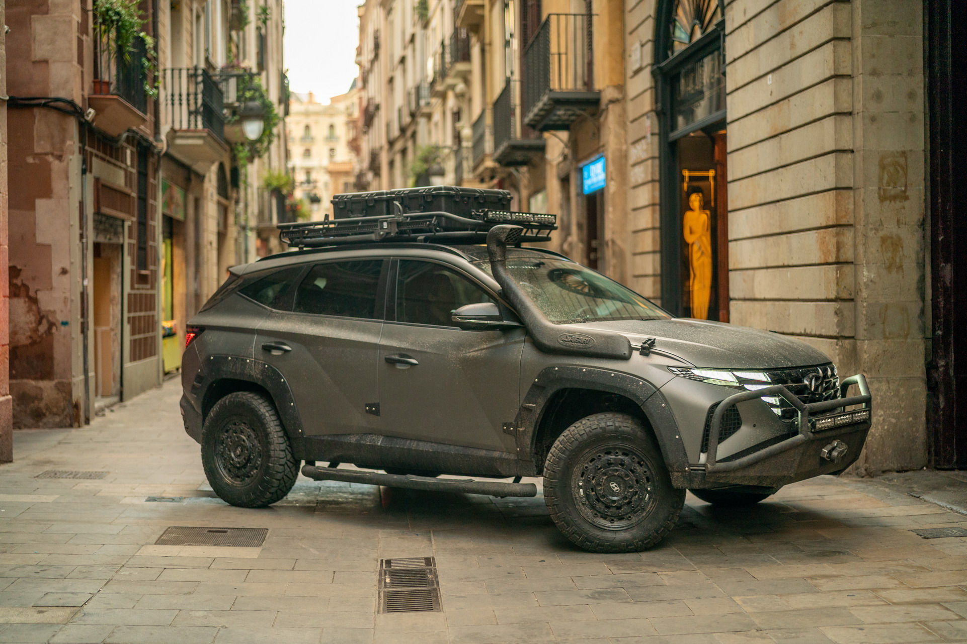 Meet Hyundai’s Tucson ‘Beast’ That Was Made For The Uncharted Film