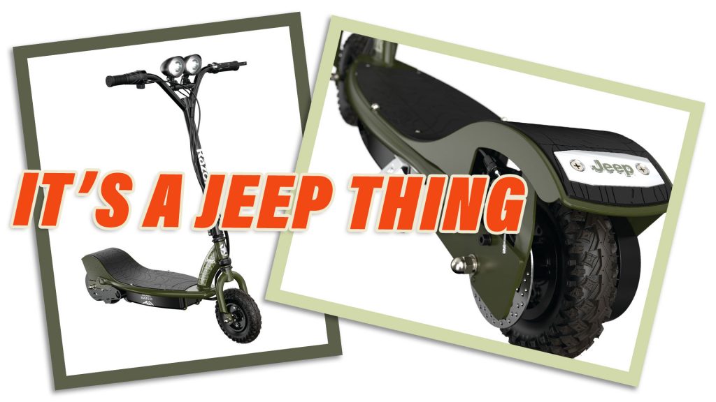 Jeep RX200 Is A (Supposedly) Go-Anywhere Electric Scooter That’s Trail Rated