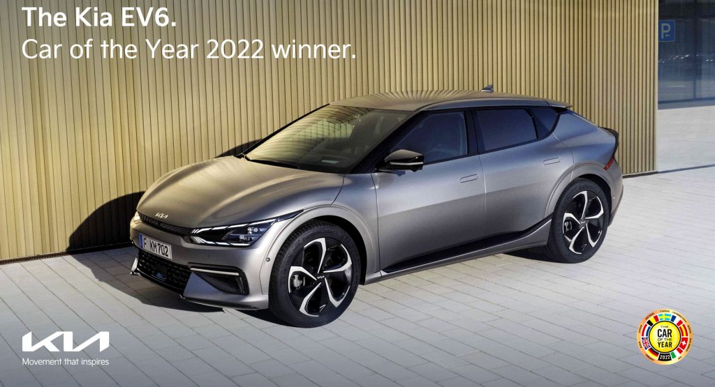  The Kia EV6 Is The 2022 European Car Of The Year In A First For The Korean Brand