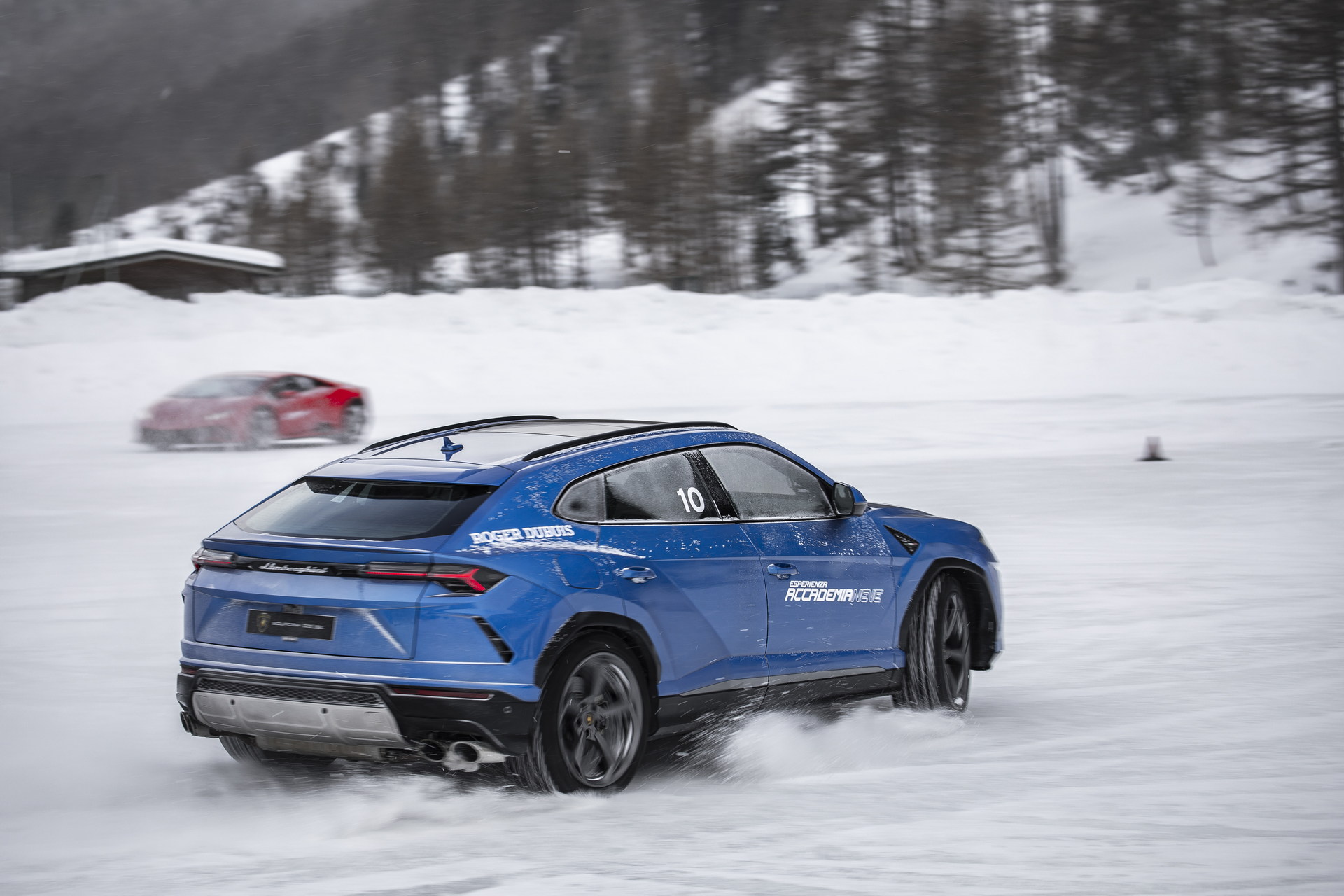 Lamborghinis Just Want To Have Fun In The Snow