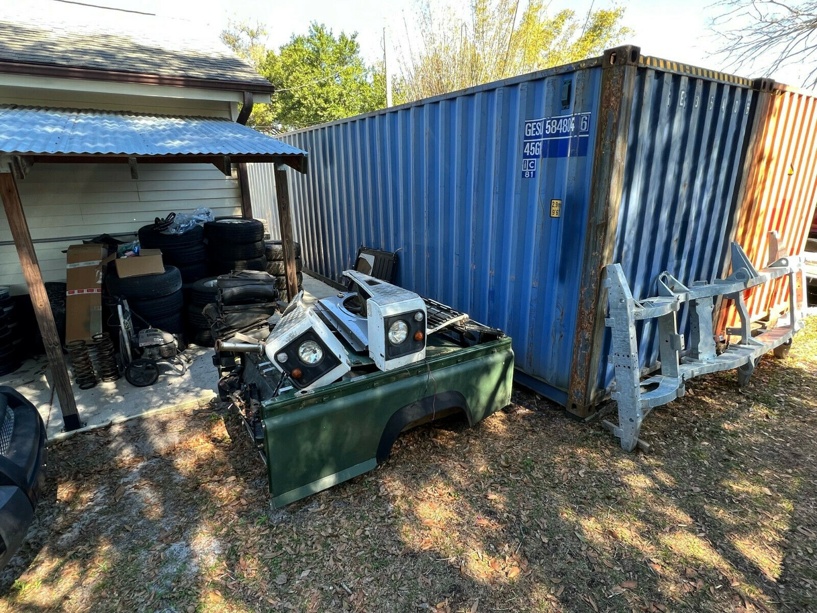 You Could Buy 37 Old Land Rovers And Parts For $500,000