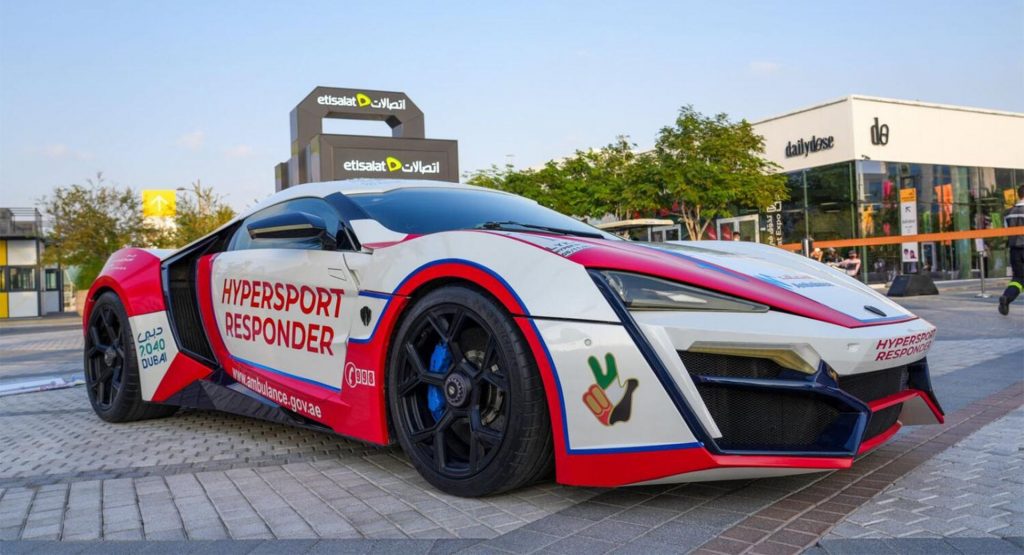  Dubai Ambulance Crew Show Off Their New Lykan Hypersport For Emergency Duties