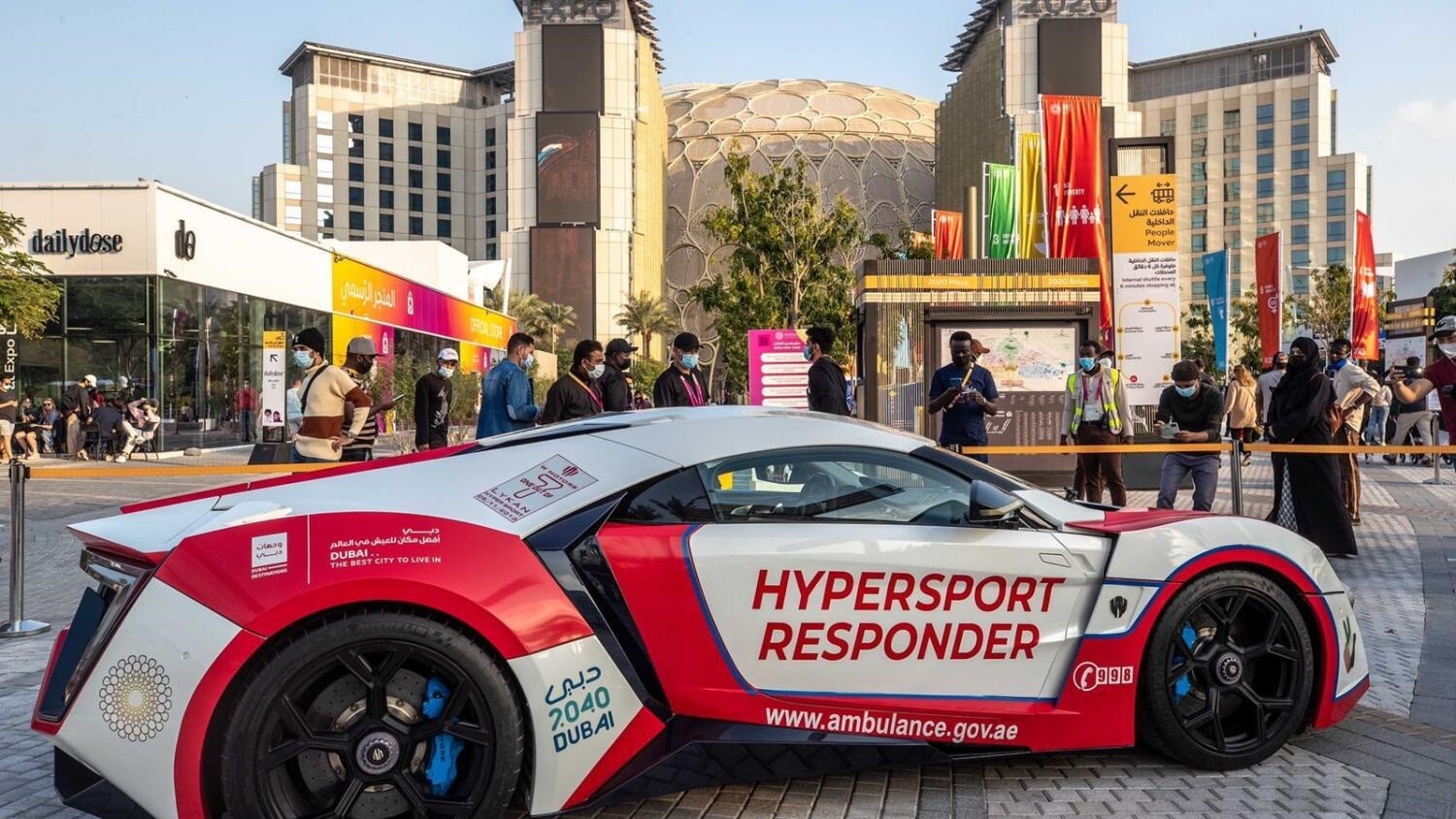 Dubai Ambulance Crew Show Off Their New Lykan Hypersport For Emergency Duties