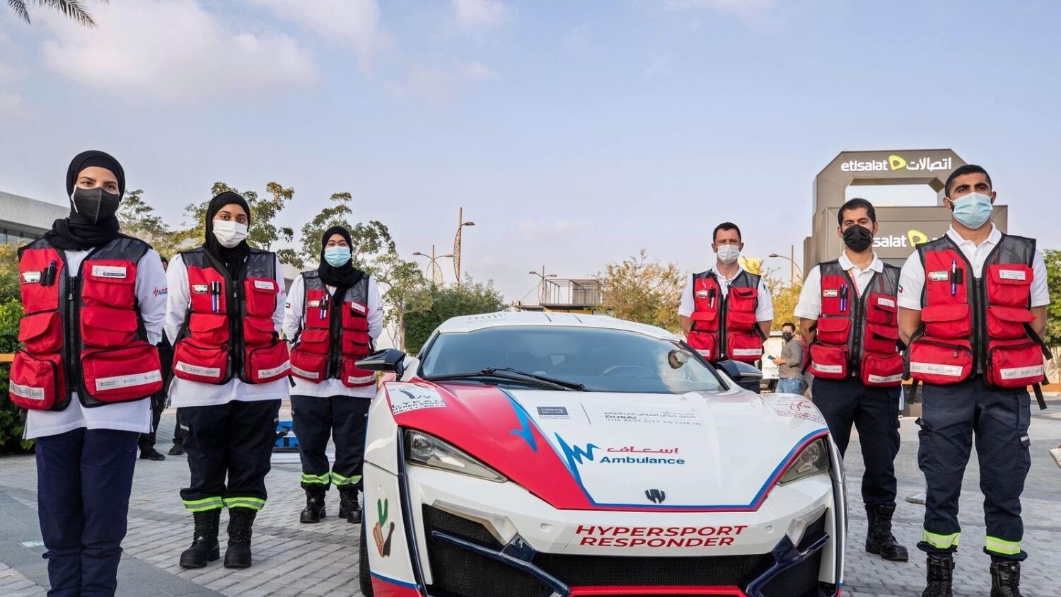 Dubai Ambulance Crew Show Off Their New Lykan Hypersport For Emergency Duties