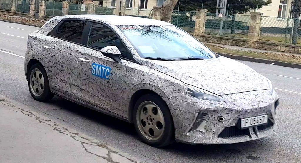 U Spy MG Testing A Mysterious New Electric Hatchback In Hungary