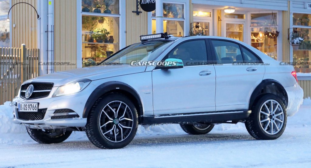 Mystery Monster Mercedes C-Class Mule Spied, Is Benz Finally Working On A Baby G-Class?