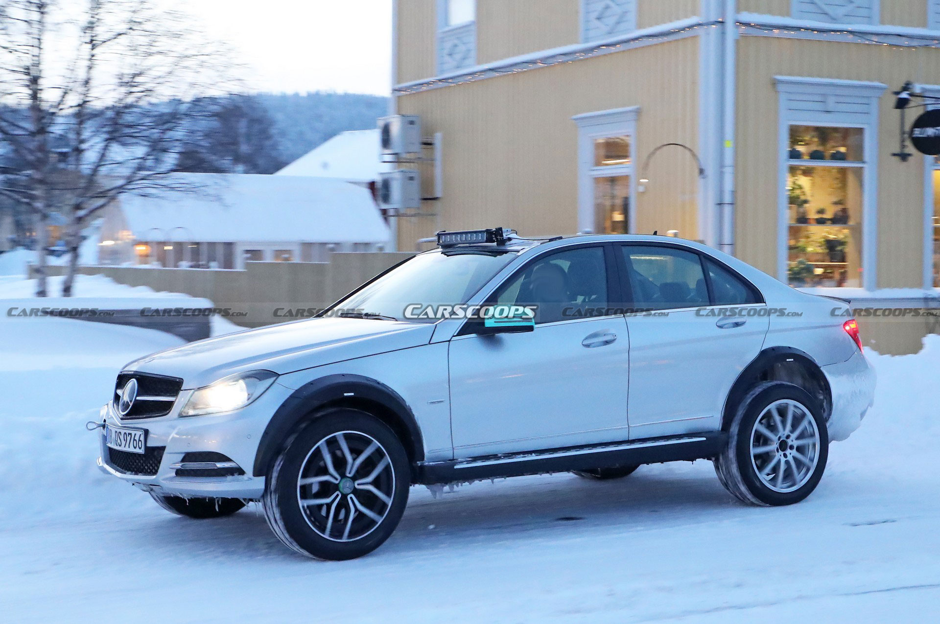 Mystery Monster Mercedes C-Class Mule Spied, Is Benz Finally Working On A Baby G-Class?