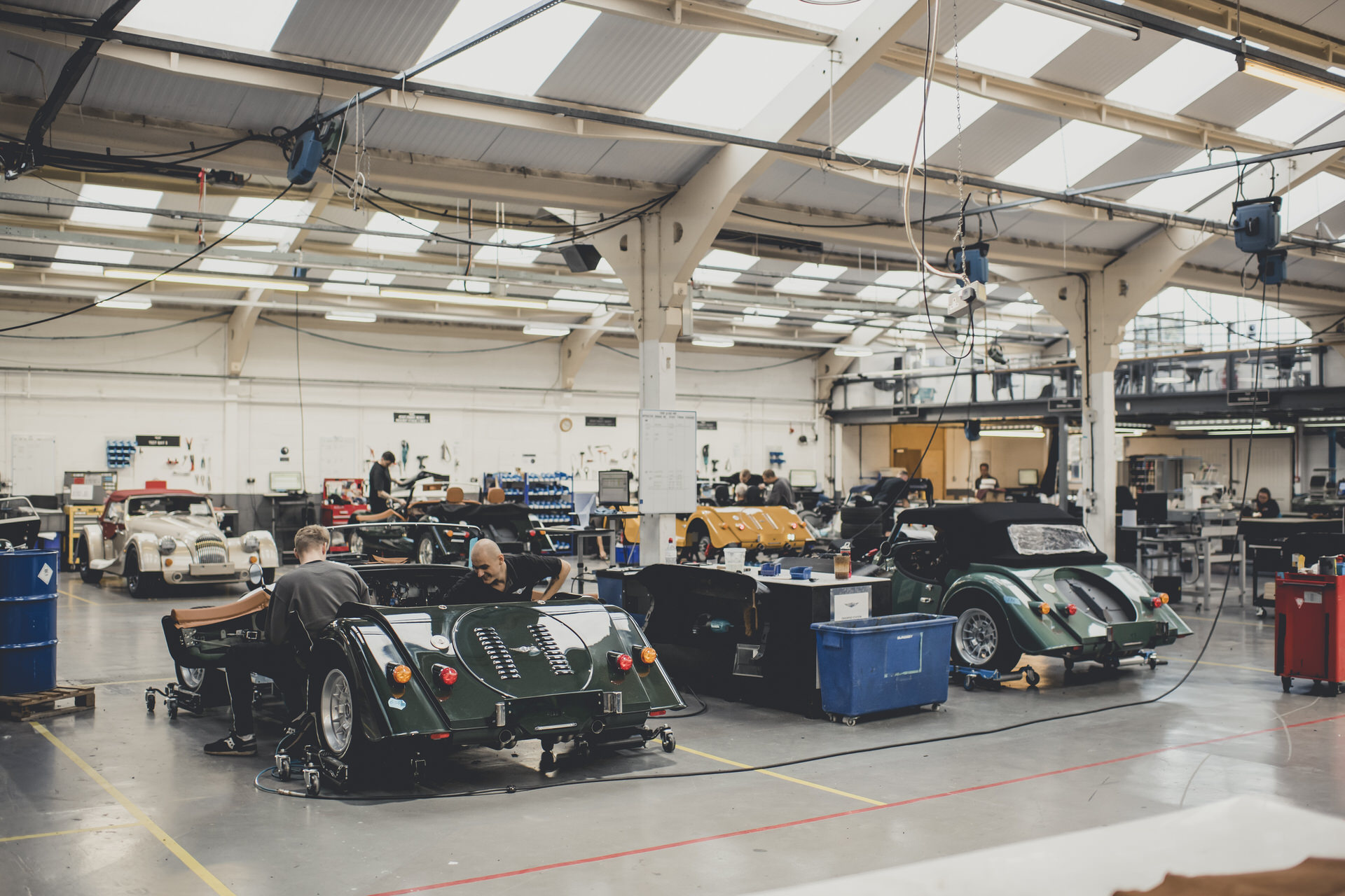 Take A Flying Visit To Morgan’s 108-Year Old Factory With This Cool FPV Drone Tour