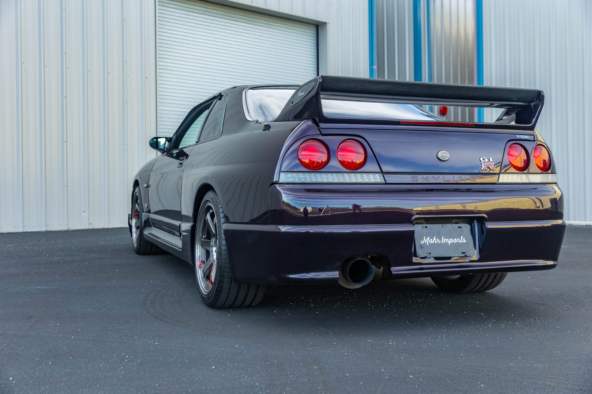 Time To Find Out How Much This Midnight Purple Nissan R33 Skyline GT-R V-Spec Is Worth