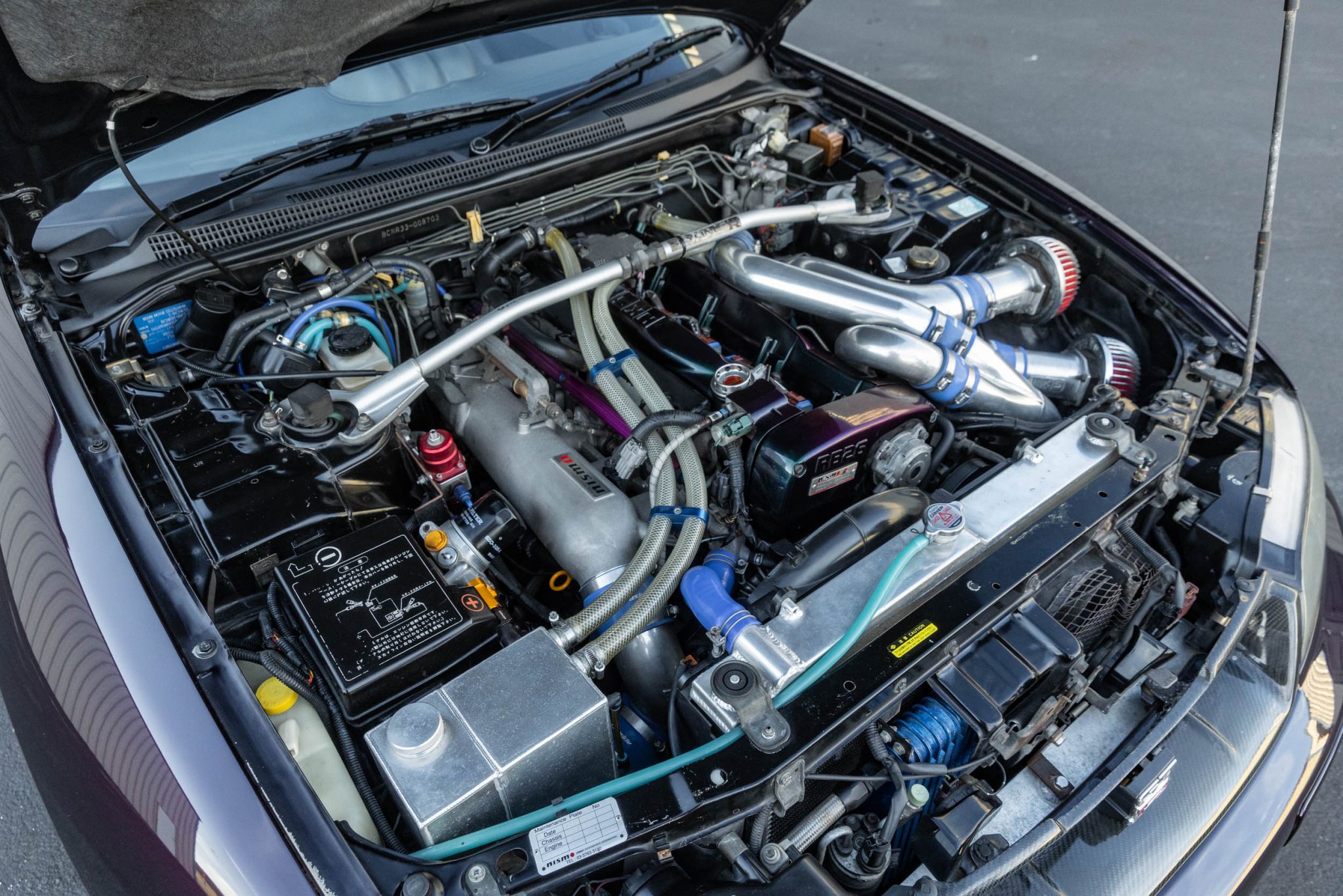 Time To Find Out How Much This Midnight Purple Nissan R33 Skyline GT-R V-Spec Is Worth