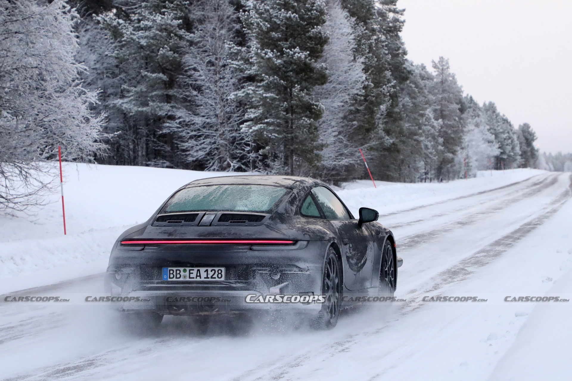 2024 Porsche 911 Facelift Spied With Minor Design Tweaks, Could It Be Hiding NA Engine?