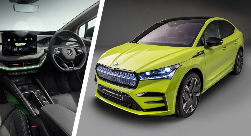 Mens offset Methode New Enyaq Coupe iV vRS Is The Most Expensive Skoda Ever Starting At £51,885  | Carscoops