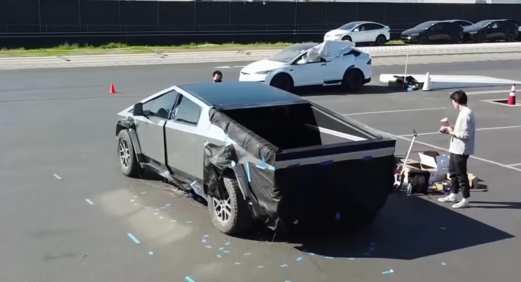  Why Is This Tesla Cybertruck Prototype Wearing Camouflage?