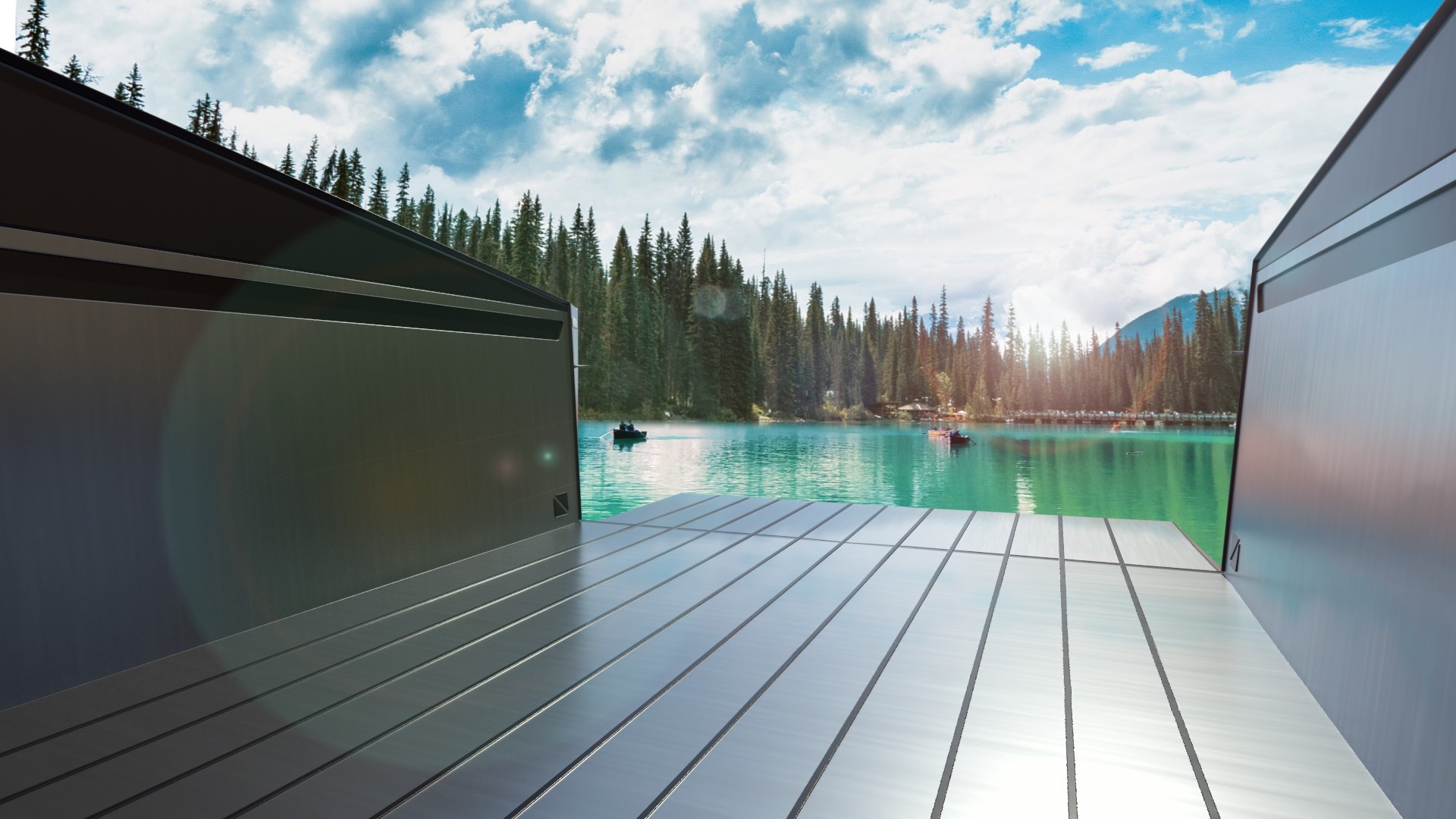 This Guy Wants To Turn The Tesla Cybertruck Into A Catamaran