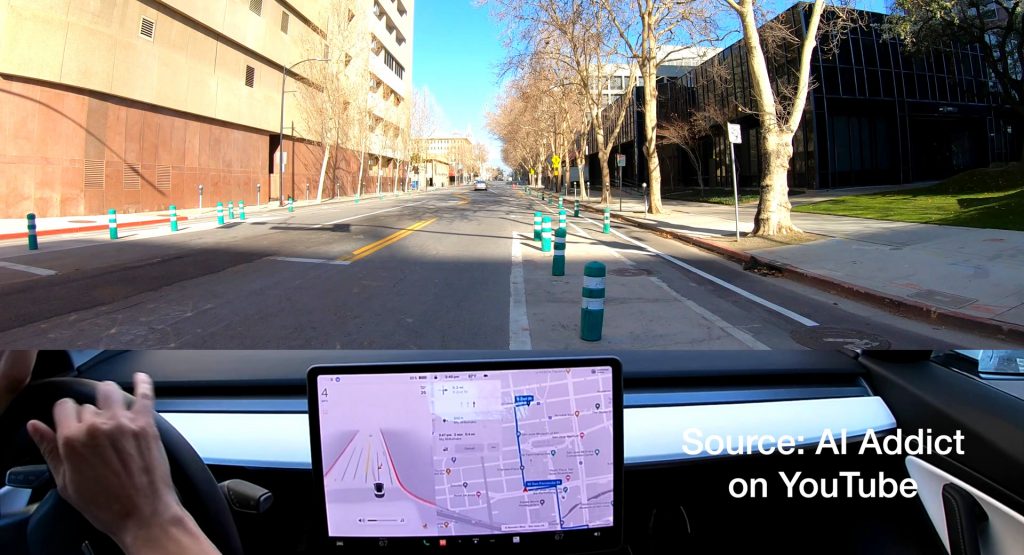  Tesla Filmed Hitting Object While Full-Self Driving Beta Was Being Tested