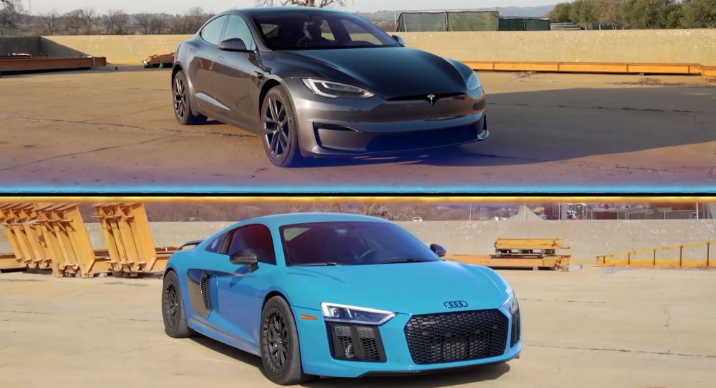  The Tesla Model S Plaid Has Nothing On This 1700 HP Audi R8
