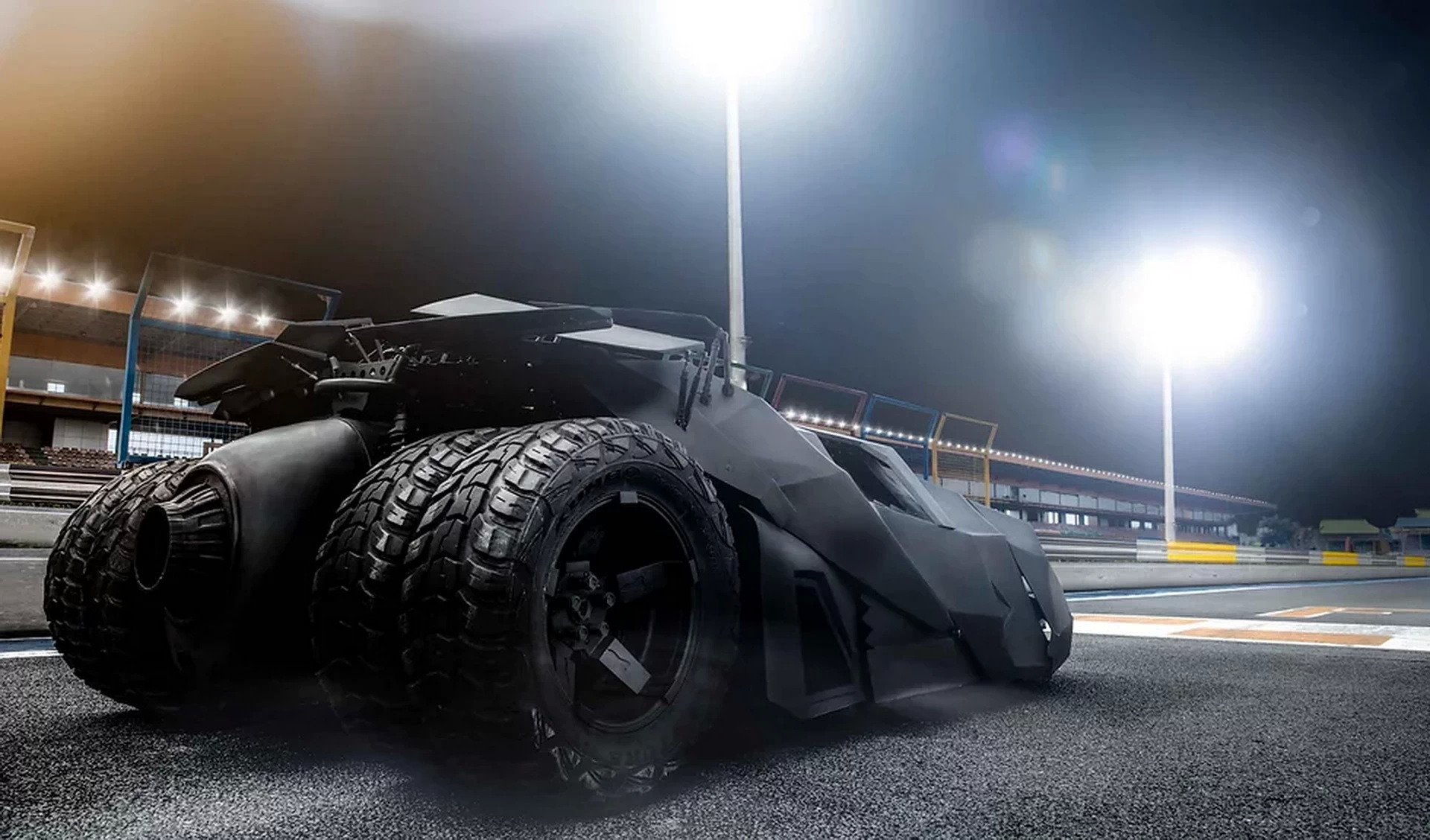 The Dark Knight Goes Green With This Electric Batmobile Tumbler Replica