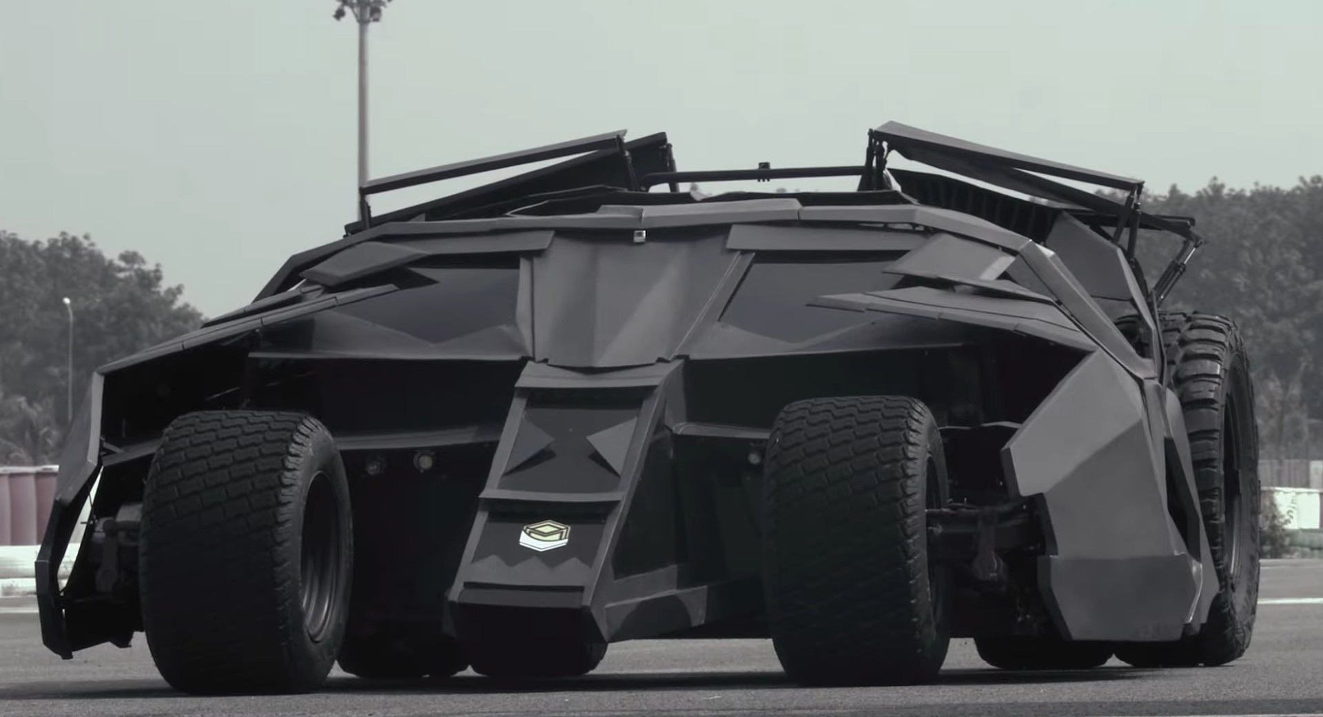 The Dark Knight Goes Green With This Electric Batmobile Tumbler Replica