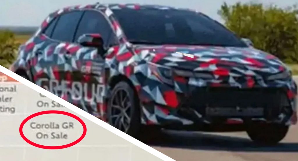  New Toyota GR Corolla Will Arrive In The U.S. This October, Claims Leaked Dealer Document
