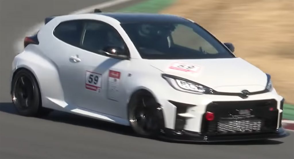  Tuned 355 HP Toyota GR Yaris Laps The Tsukuba Circuit Faster Than A Nissan GT-R Nismo