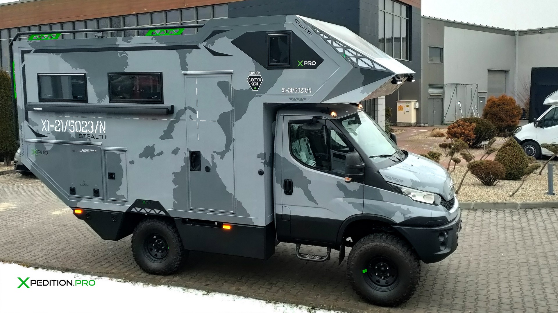 The XPro One Is A Rugged RV Inspired By Fighter Jets And Tanks
