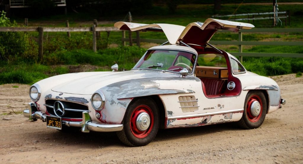  Unrestored, Undamaged 1956 Mercedes-Benz 300 SL Gullwing Has Clearly Lived A Full Life
