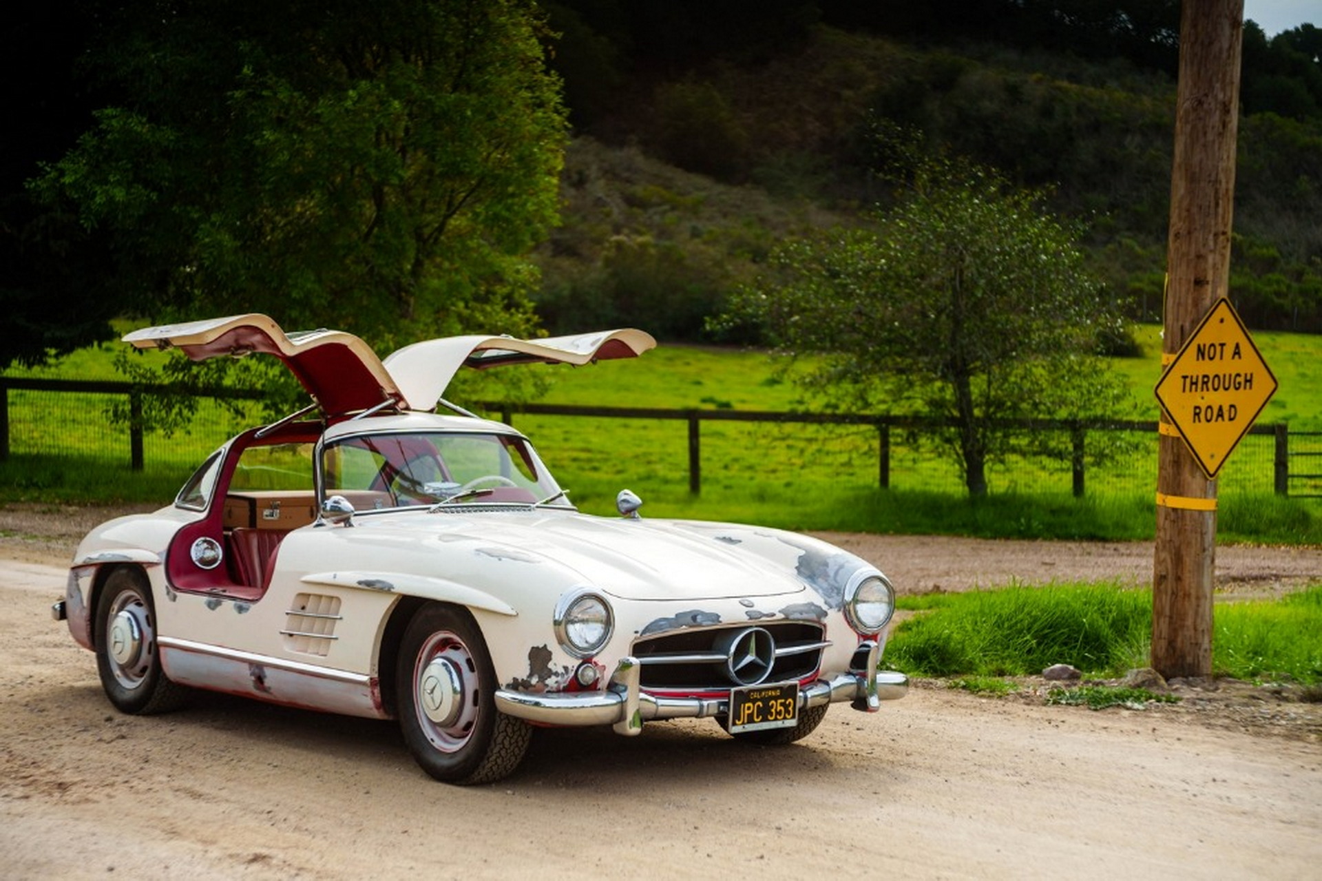 Unrestored, Undamaged 1956 Mercedes-Benz 300 SL Gullwing Has Clearly Lived A Full Life