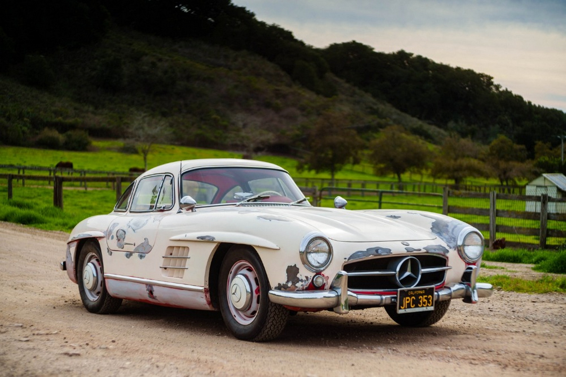 Unrestored, Undamaged 1956 Mercedes-Benz 300 SL Gullwing Has Clearly Lived A Full Life