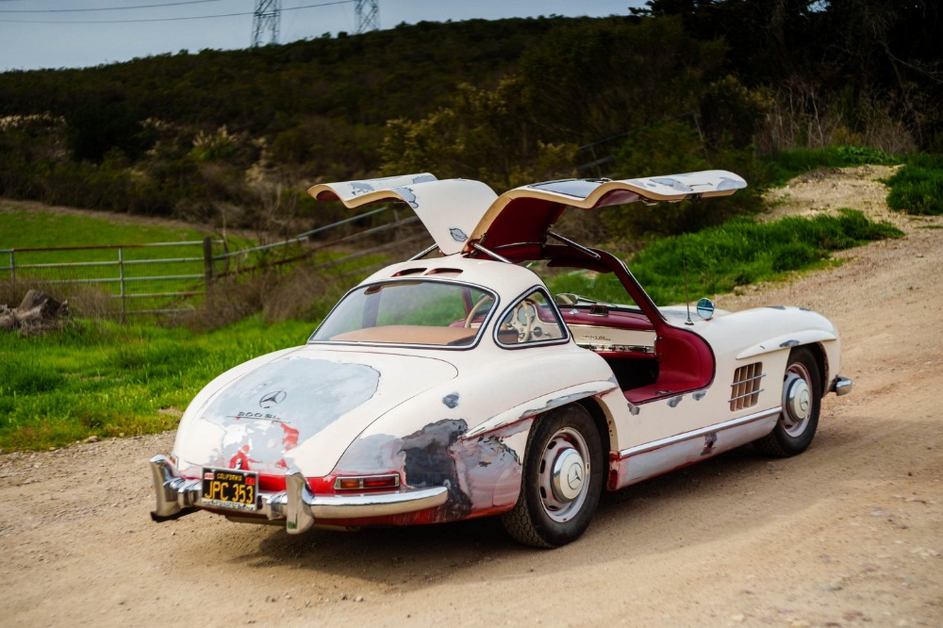 Unrestored, Undamaged 1956 Mercedes-Benz 300 SL Gullwing Has Clearly Lived A Full Life
