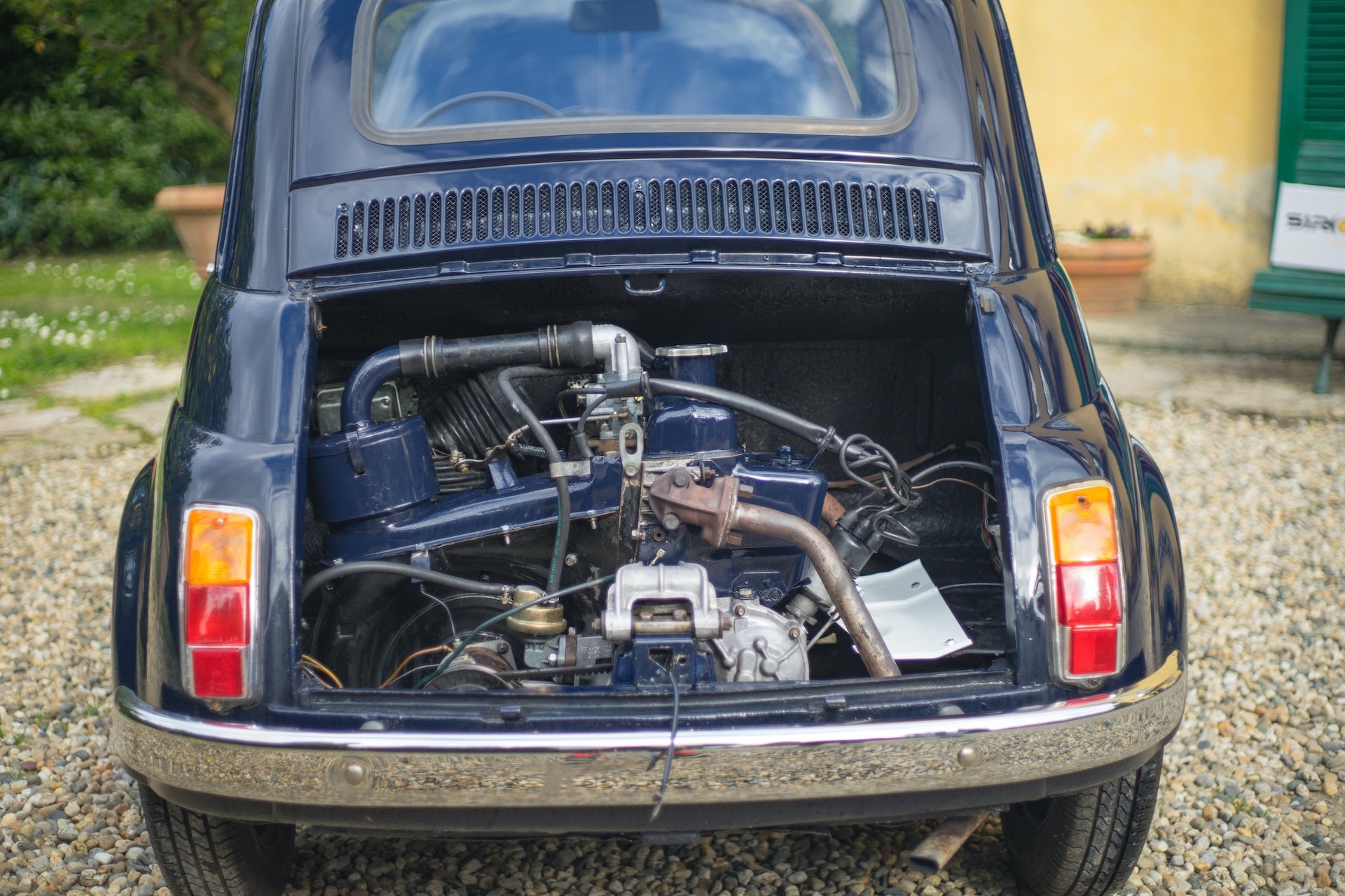 This 18 HP Fiat 500 Cop Car Is A Getaway Driver’s Dream Come True