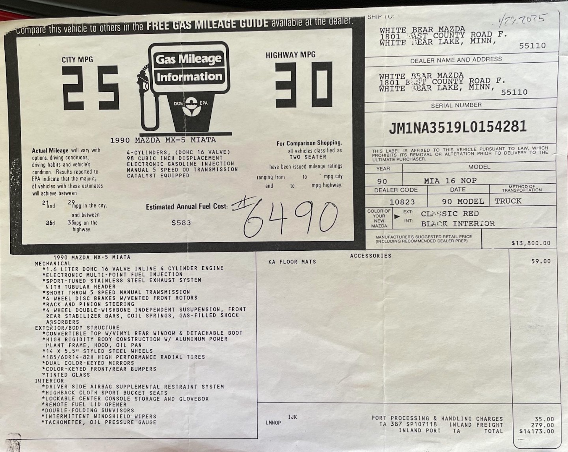 Could You Bring Yourself To Butcher This Pristine 7K-Mile Miata?