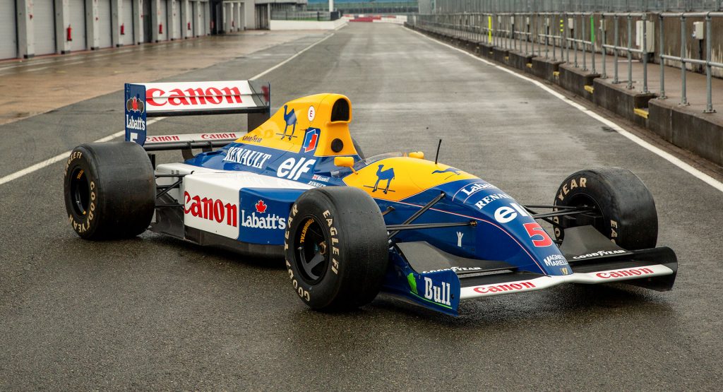  Nigel Mansell’s Famous Williams FW14 That Gave Ayrton Senna A Ride Is Heading To Auction In May