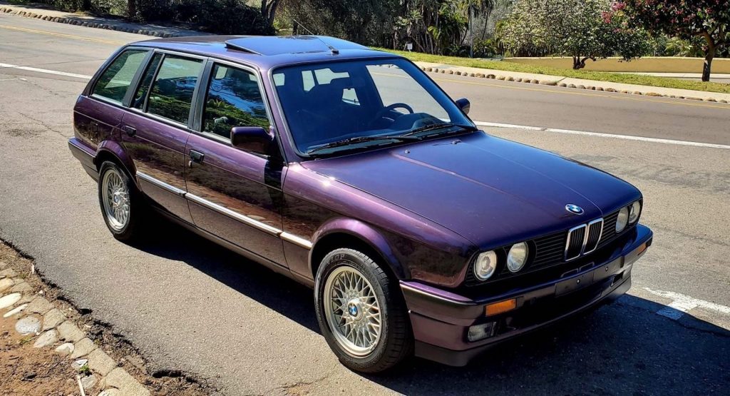  Buy This Violet 1993 BMW 316i Touring 5-Speed Before My Editor Does