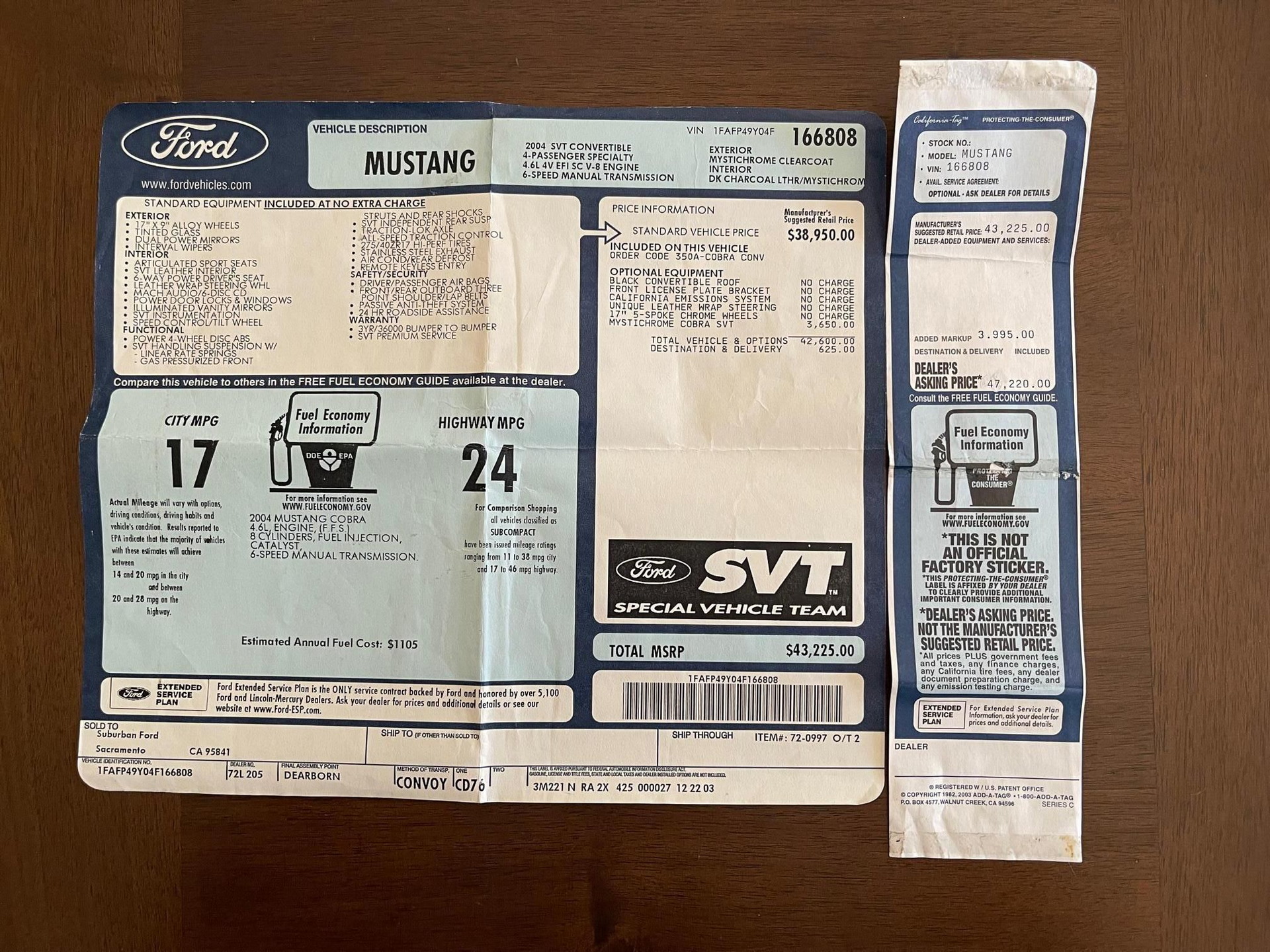 This Ford Mustang Terminator Cobra Is The Last Of Its Kind And Available Right Now